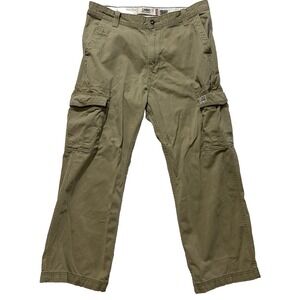 Levis Cargo Pants Men Beige Loose Straight Baggy Workwear Skater Y2K Grung Sz 36